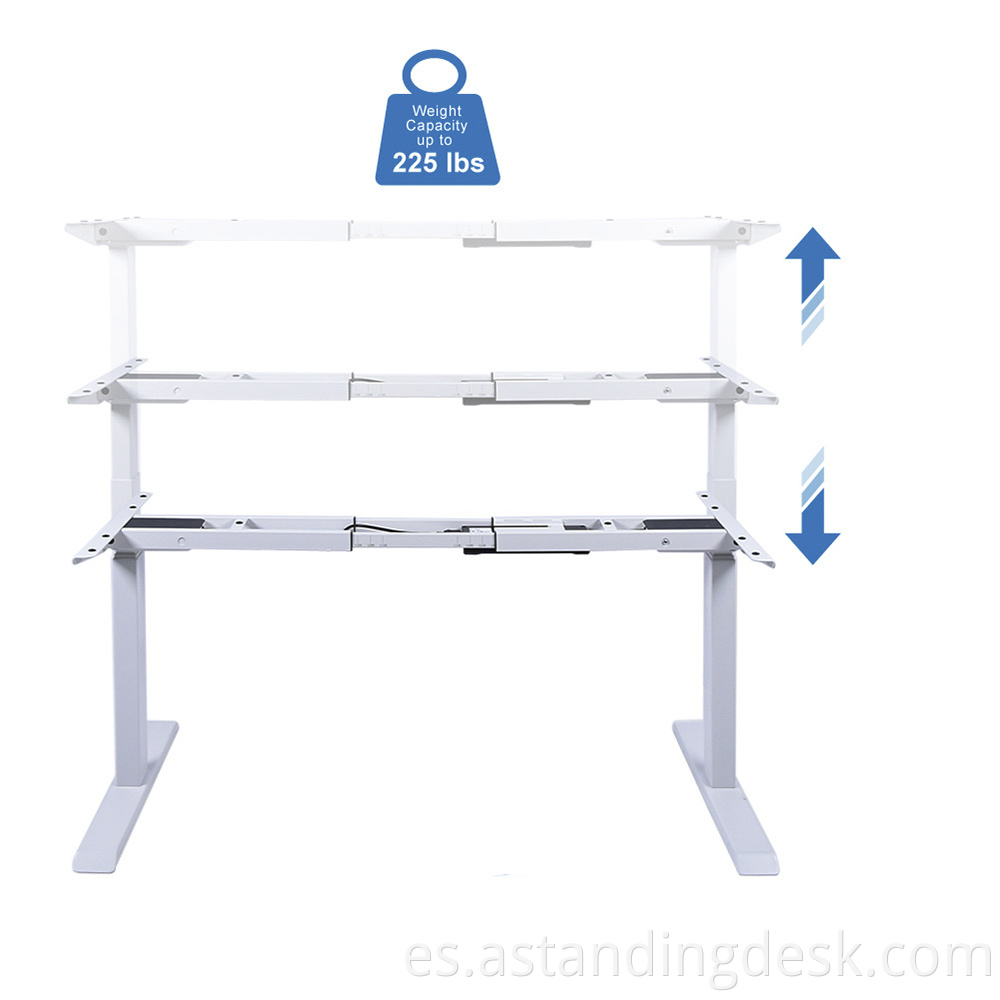 Ergonomic Office High Power Electric L Shape Desk